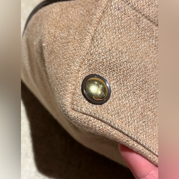 Coach Signature Stripe Wool Lunch Tote - Picture 10 of 16